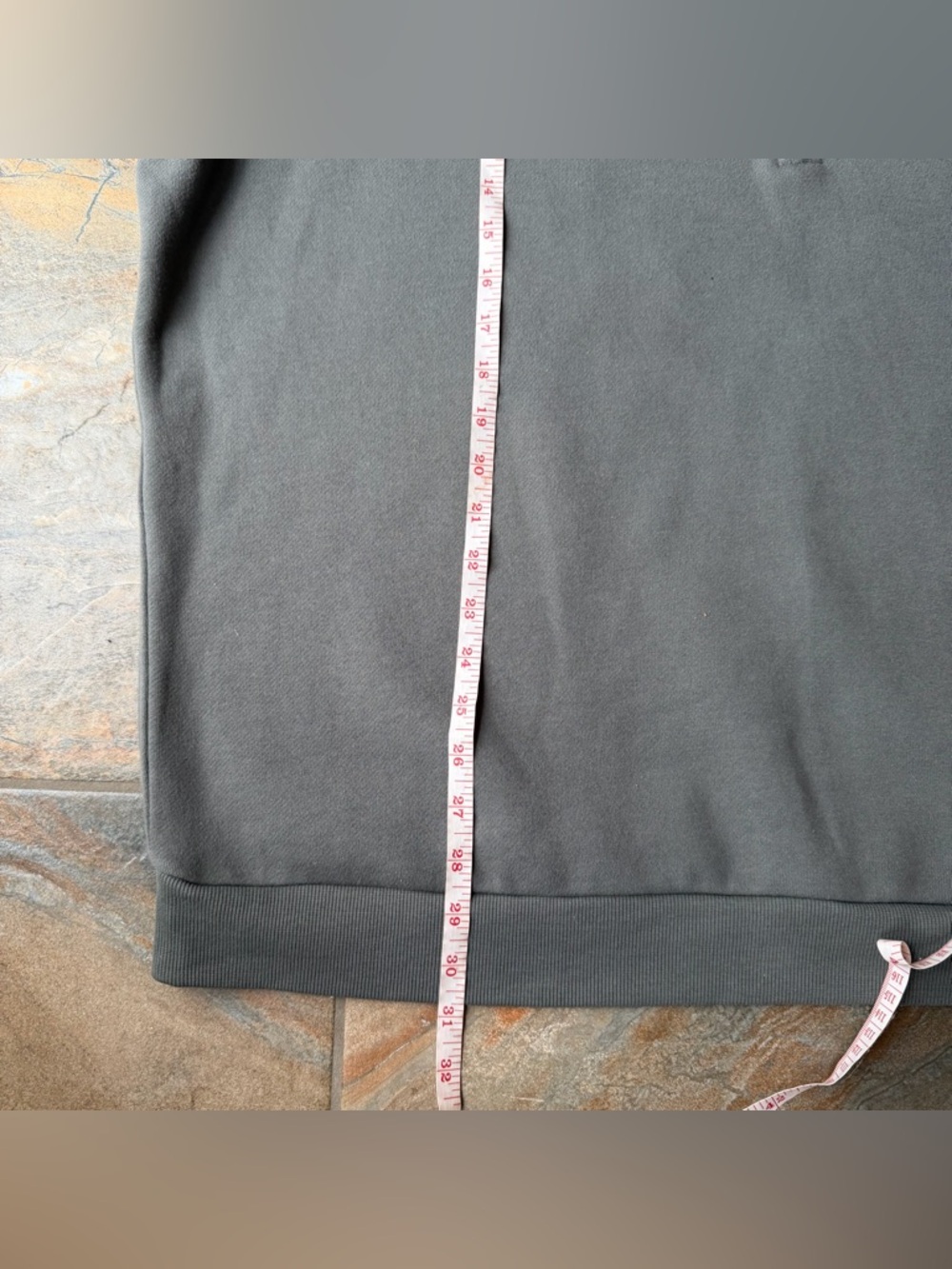 CRZ YOGA Fleece Lined Half Zip Sweatshirt Mock Neck Gray Sage Men’s Size XXL - Picture 9 of 13